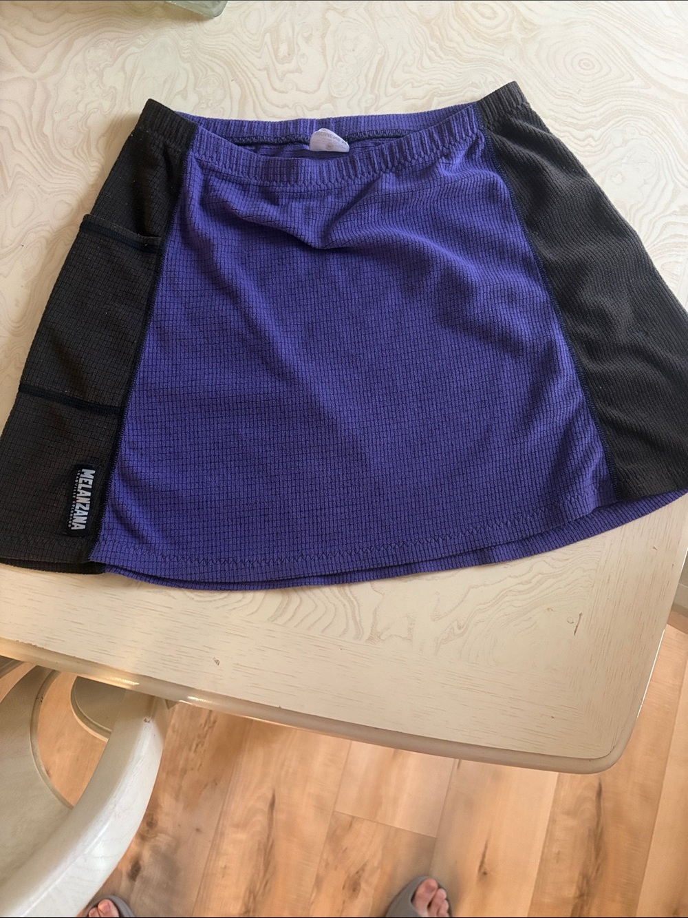 Melanzana Women's Purple and Brown Skirt